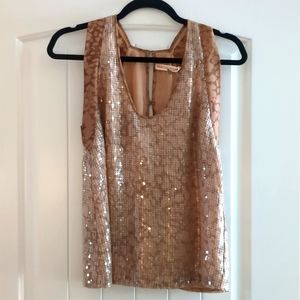 Rebecca Taylor Sequined Leopard Top